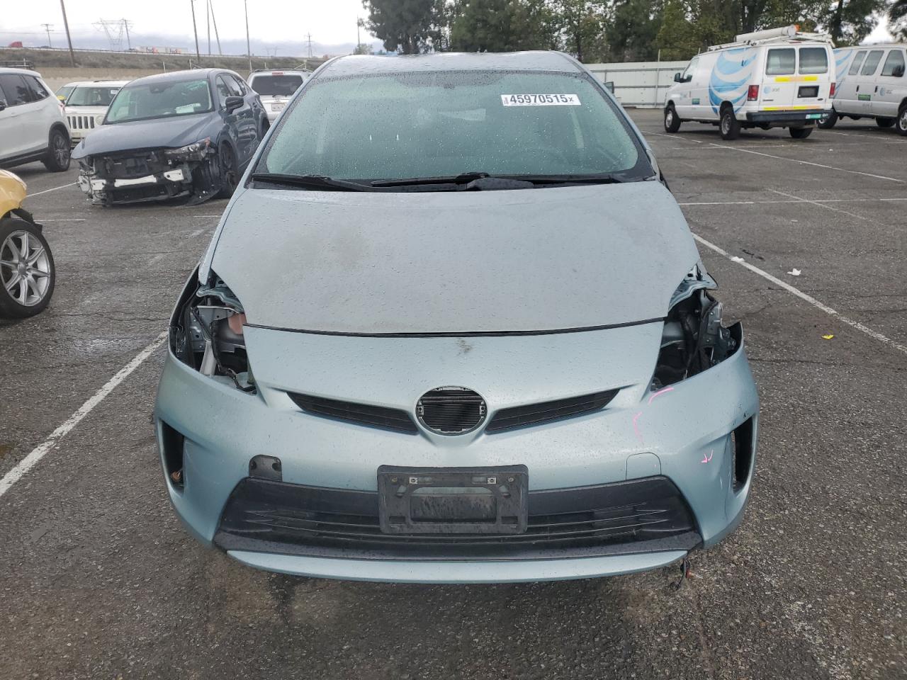 2012 Toyota Prius VIN JTDKN3DU4C1612533 Copart auction photo, front end damage thumbnail 5