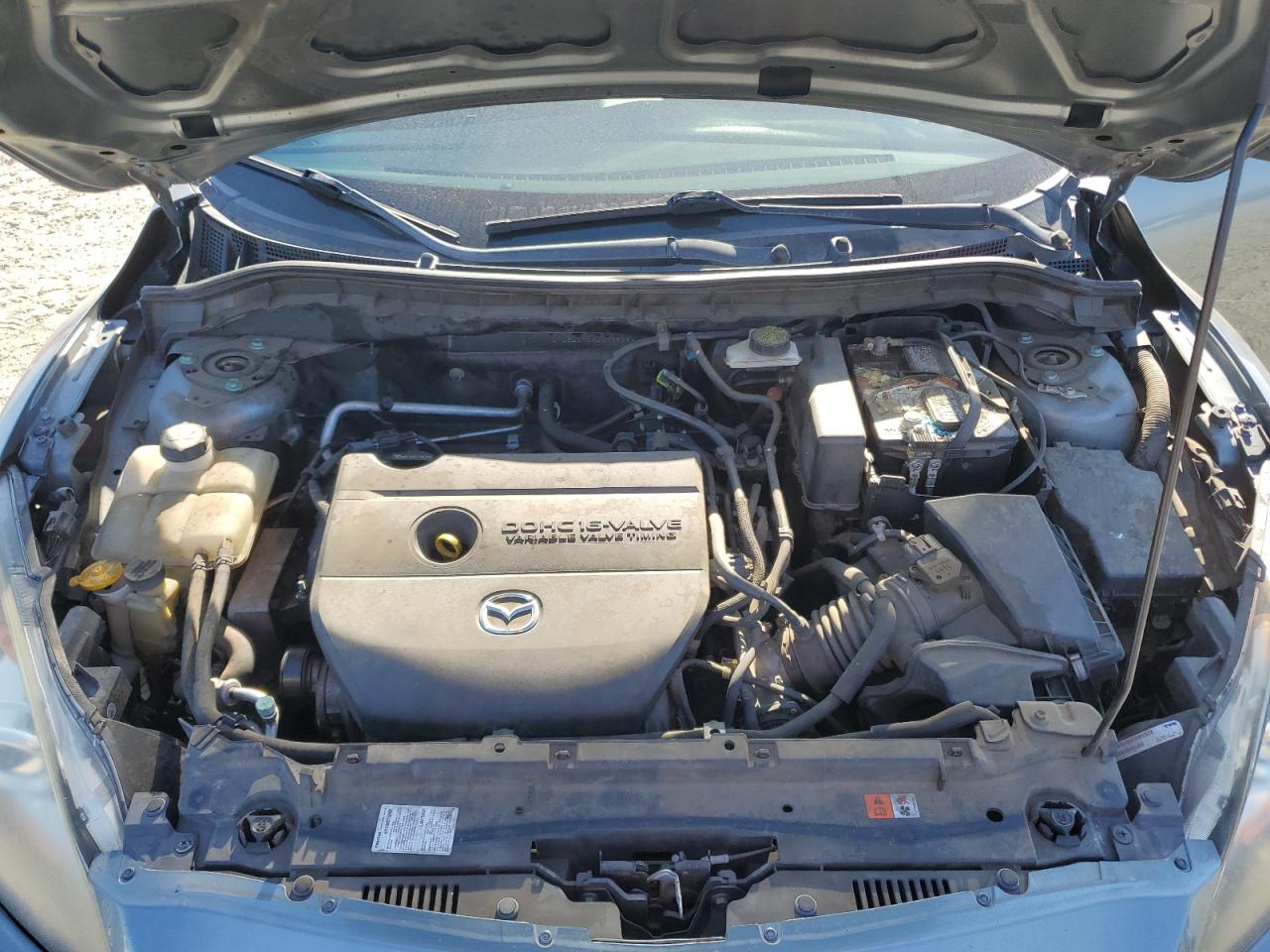 2013 Mazda 3 VIN JM1BL1TG3D1733254 Copart auction photo, front end / side damage thumbnail 11
