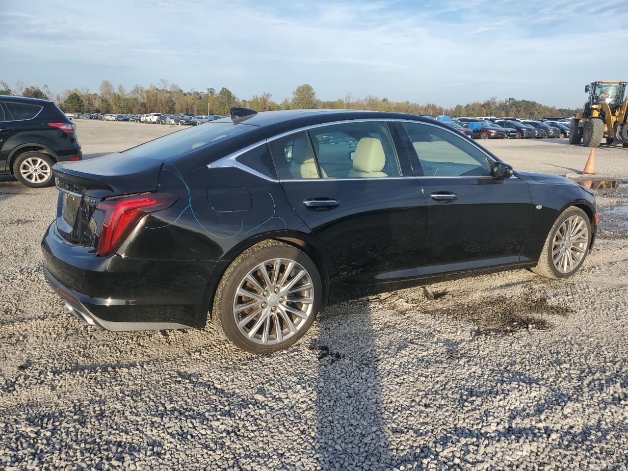 2020 Cadillac CT5 VIN 1G6DN5RK8L0114467 Copart auction photo, rear end damage thumbnail 3