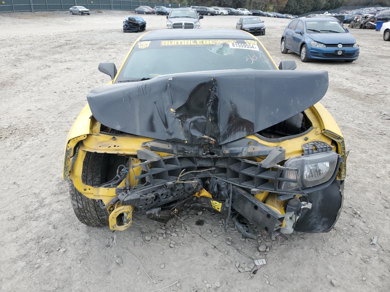 2012 Chevrolet Camaro VIN 2G1FA1E31C9190376 Copart auction photo, front end damage thumbnail 5
