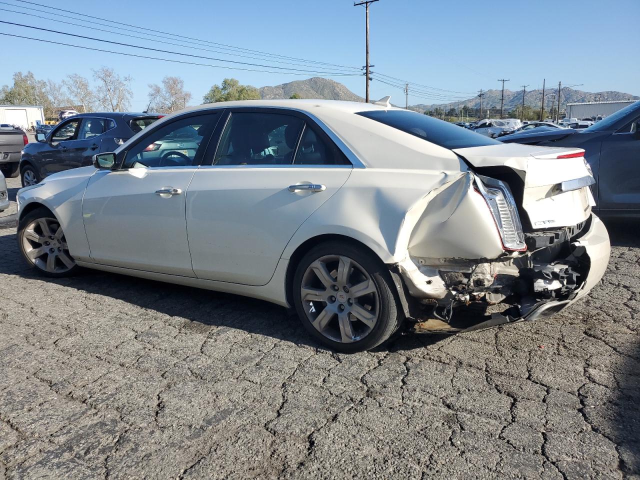 2014 Cadillac CTS VIN 1G6AT5SX0E0140787 Copart auction photo, rear end damage thumbnail 2