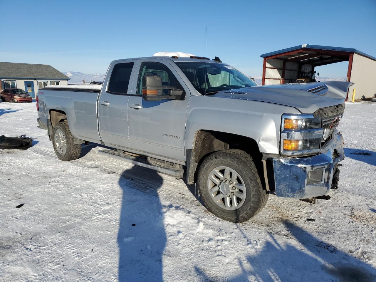 2017 Chevrolet Silverado VIN 1GC5KZCY2HZ217000 Copart auction photo, front end / mechanical damage thumbnail 4