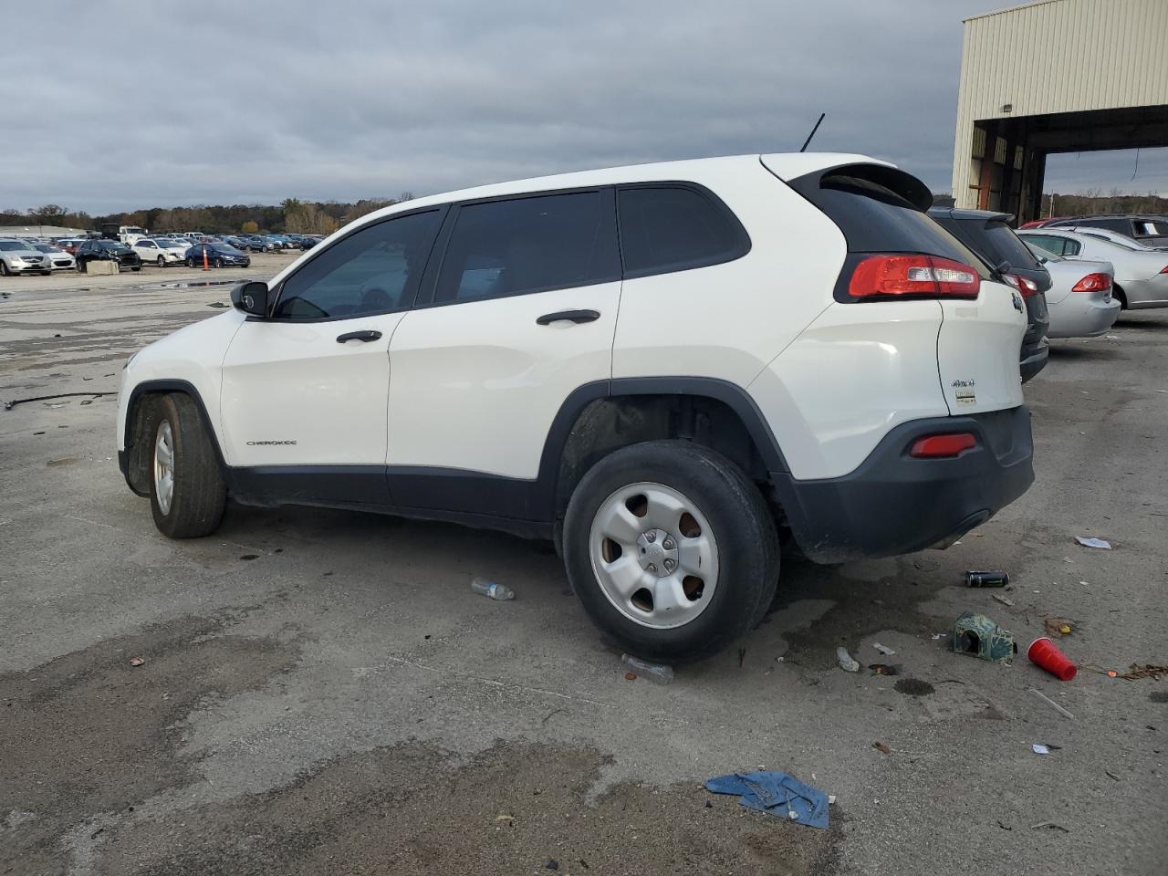 2016 Jeep Grand Cherokee VIN 1C4PJMAB5GW143083 Copart auction photo, front end / side damage thumbnail 2