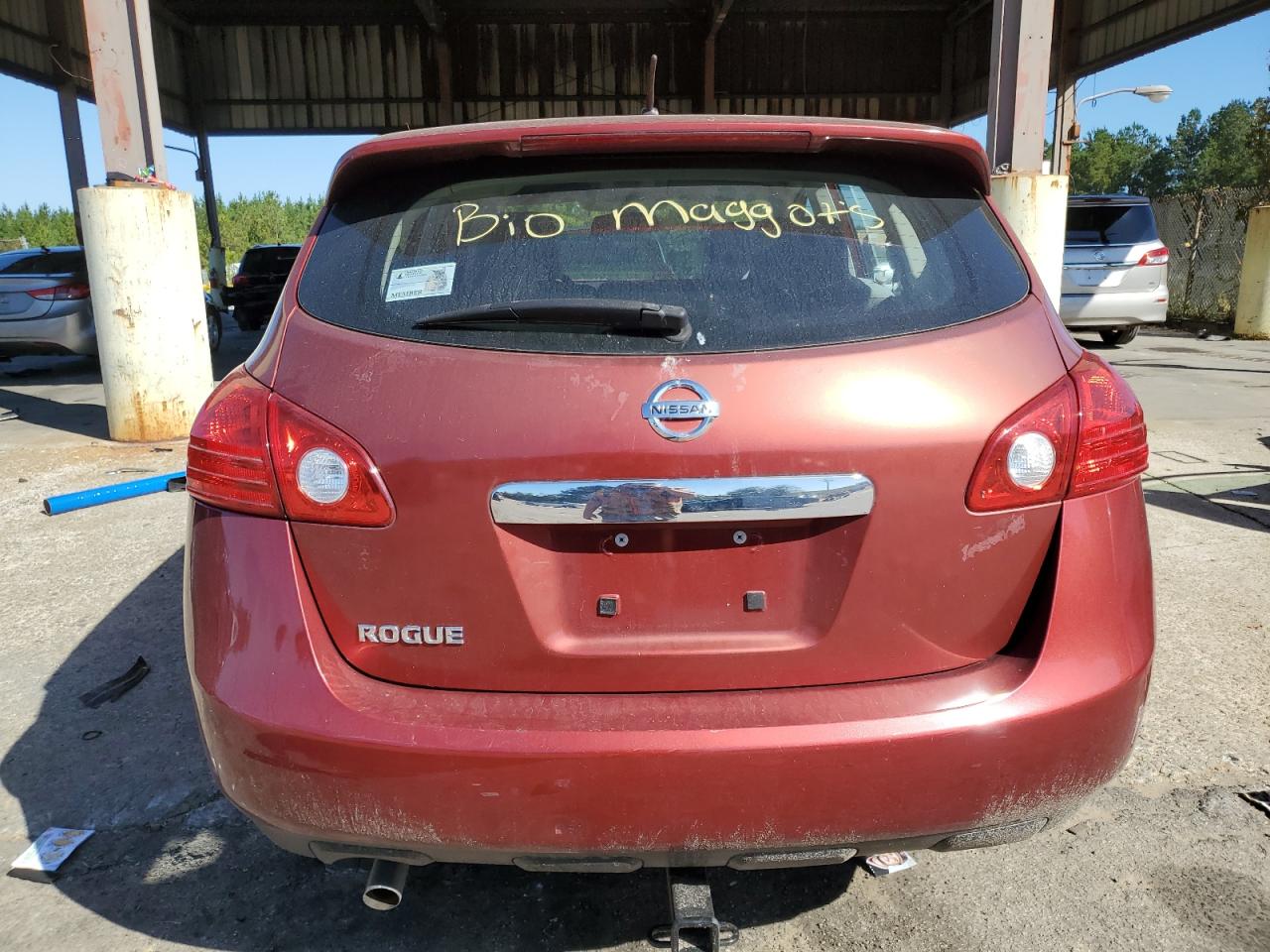 2013 Nissan Rogue VIN JN8AS5MT8DW524942 Copart auction photo, front end damage thumbnail 6
