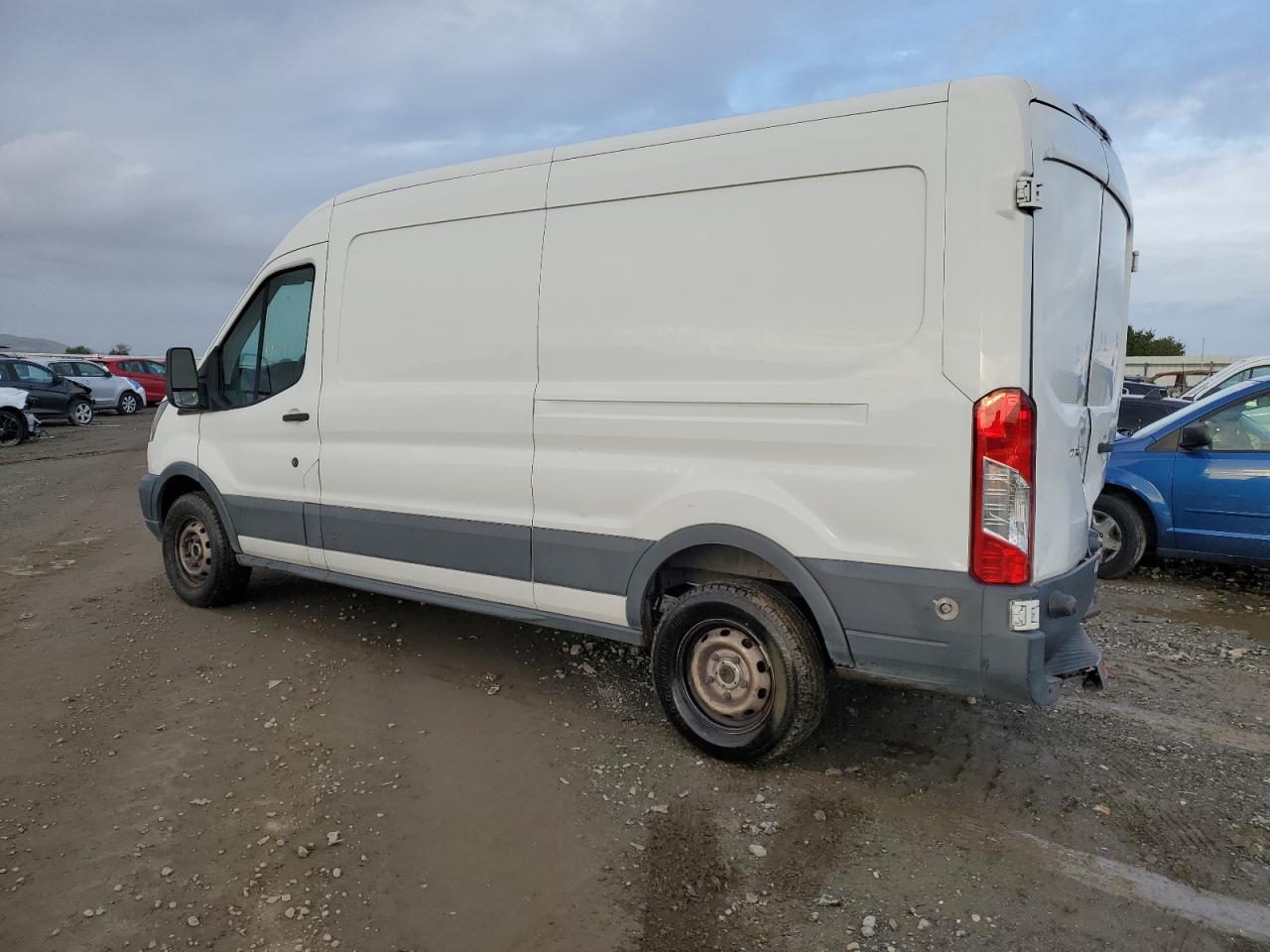 2017 Ford Transit VIN 1FTYR2CM3HKA86648 Copart auction photo, rear end damage thumbnail 2