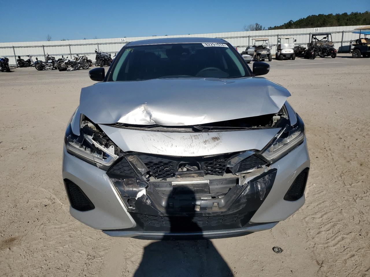 2020 Nissan Maxima VIN 1N4AA6CV1LC361404 Copart auction photo, front end damage thumbnail 5