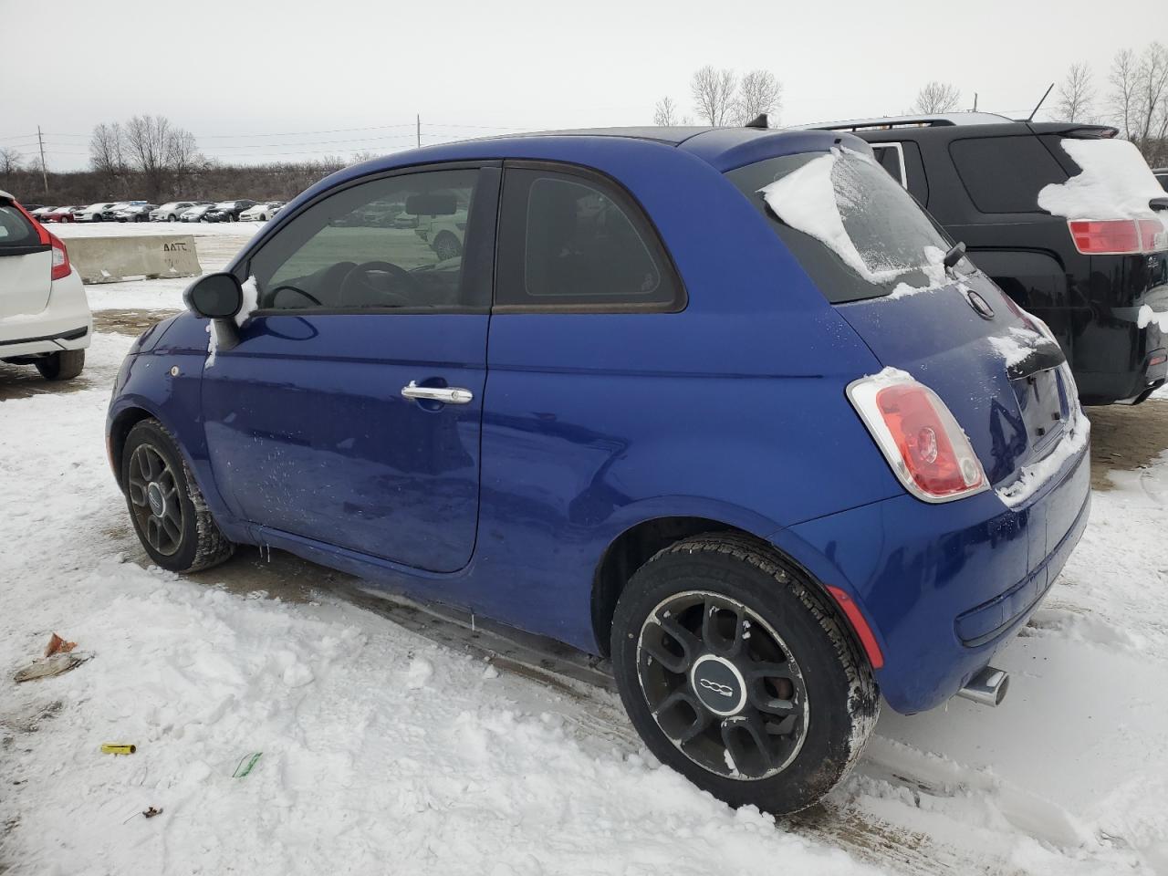 2012 Fiat 500 VIN 3C3CFFAR4CT277368 Copart auction photo, front end / rear end damage thumbnail 2