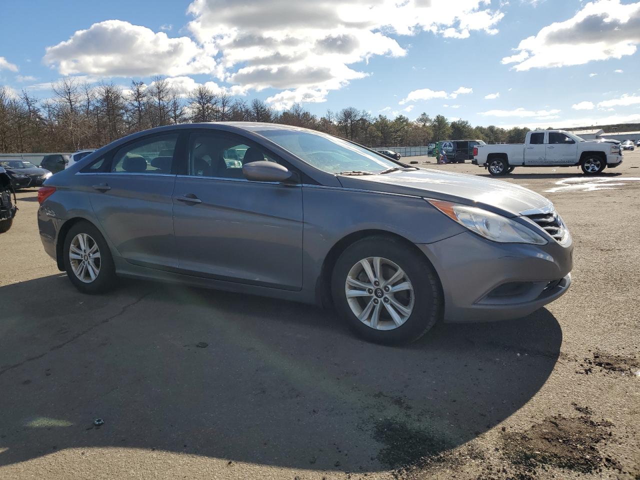 2012 Hyundai Sonata VIN 5NPEB4ACXCH374753 Copart auction photo, rear end / undercarriage damage thumbnail 4