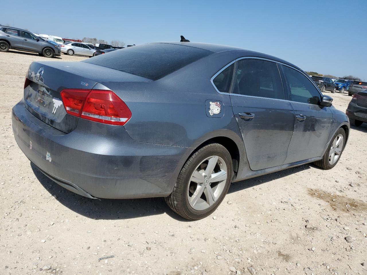 2015 Volkswagen Passat VIN 1VWAS7A31FC095589 Copart auction photo, front end / side damage thumbnail 3
