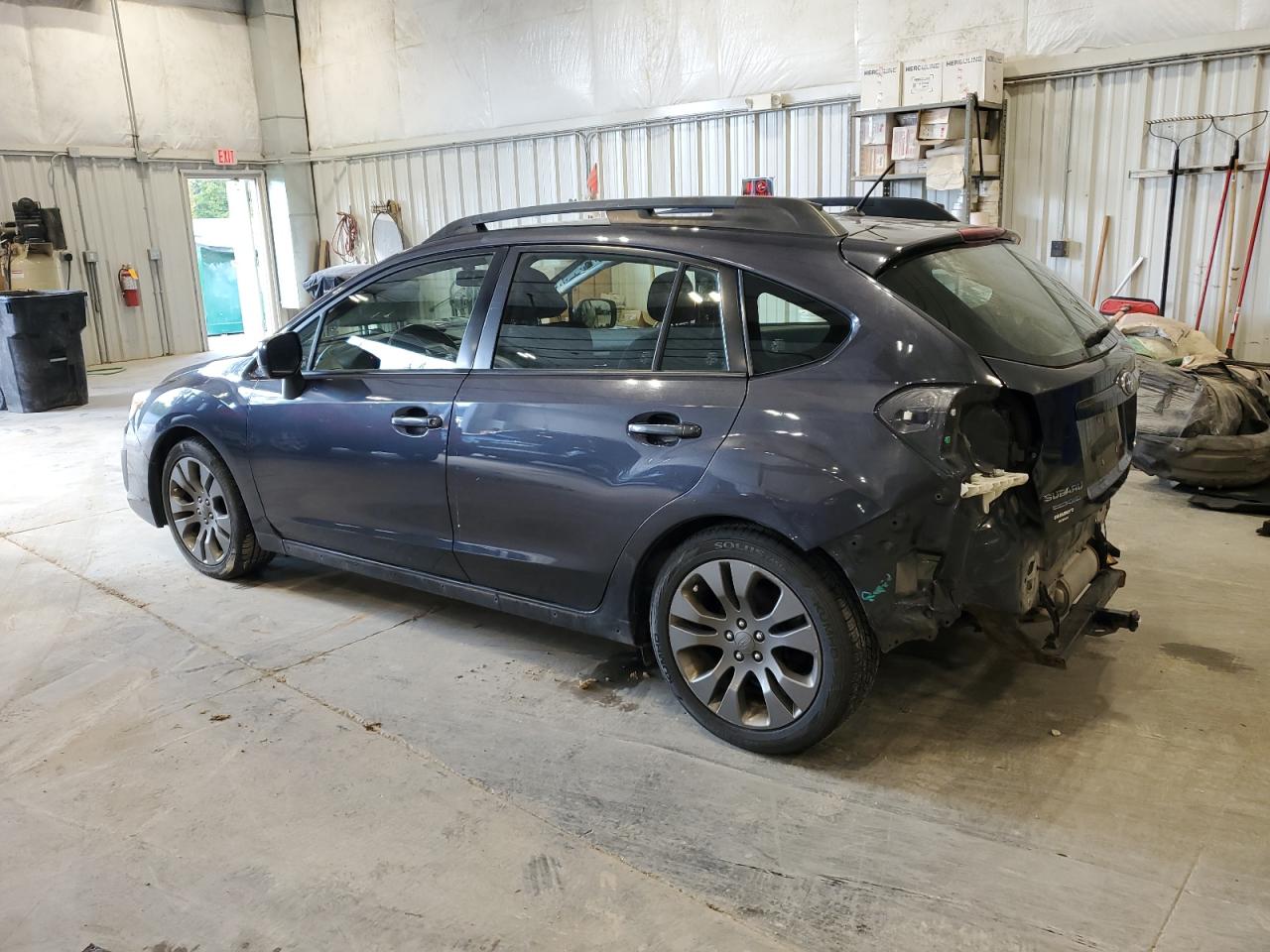 2014 Subaru Impreza VIN JF1GPAL68E8305597 Copart auction photo, front end / rear end damage thumbnail 2
