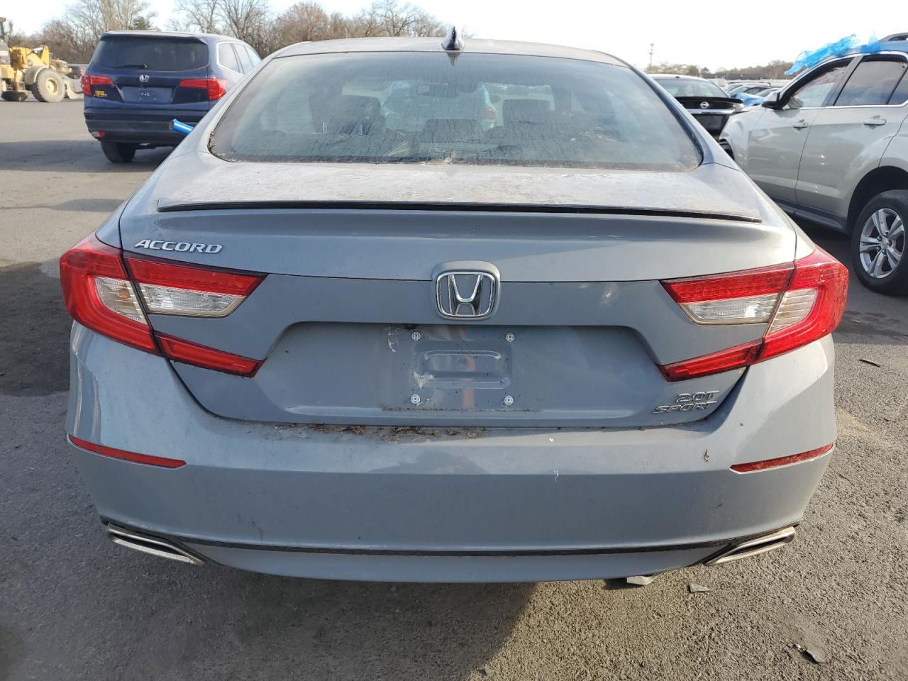 2022 Honda Accord VIN 1HGCV2F31NA023673 Copart auction photo, side damage thumbnail 6