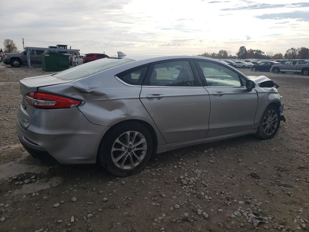2020 Ford Fusion VIN 3FA6P0HD5LR225019 Copart auction photo, all over damage thumbnail 3