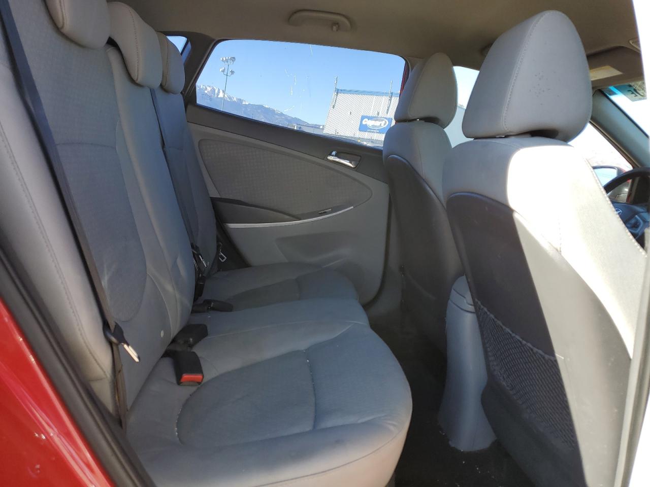 2013 Hyundai Accent VIN KMHCU5AE8DU065844 Copart auction photo, rear end / front end damage thumbnail 10