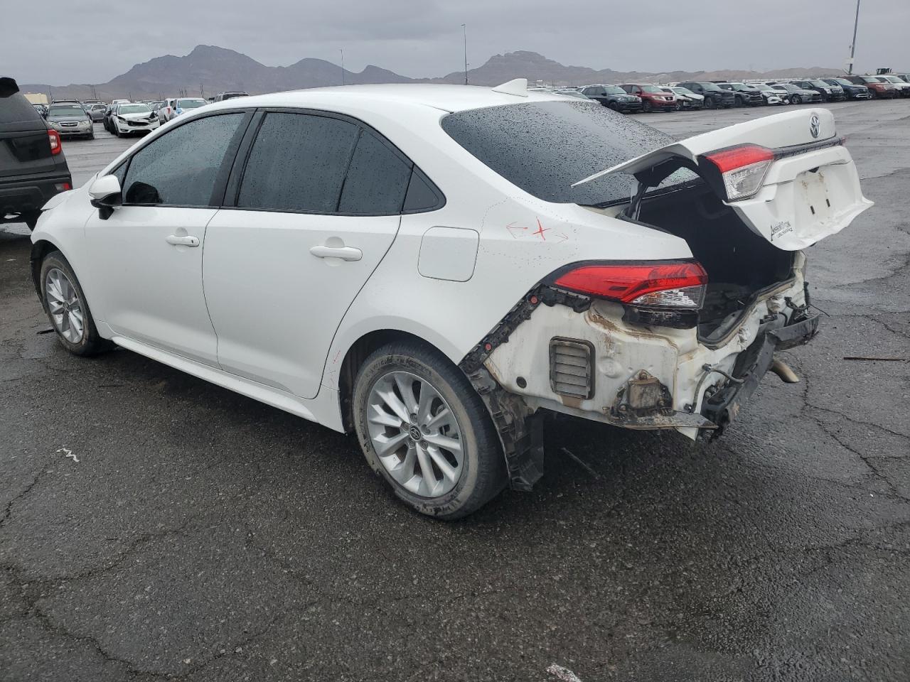 2022 Toyota Corolla VIN 5YFVPMAE9NP279271 Copart auction photo, front end / rear end damage thumbnail 2