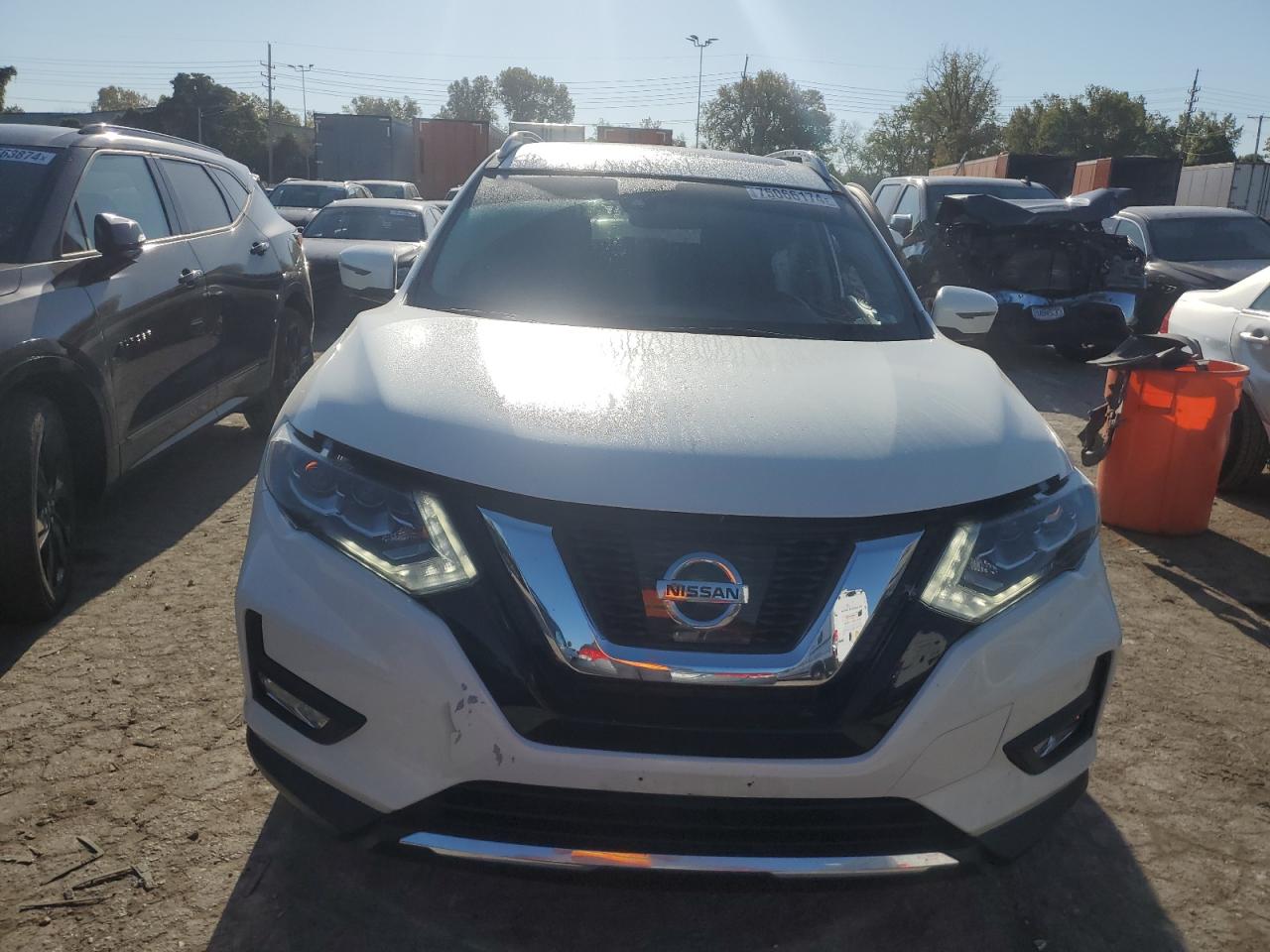 2017 Nissan Rogue VIN 5N1AT2MV9HC745493 Copart auction photo, side damage thumbnail 5