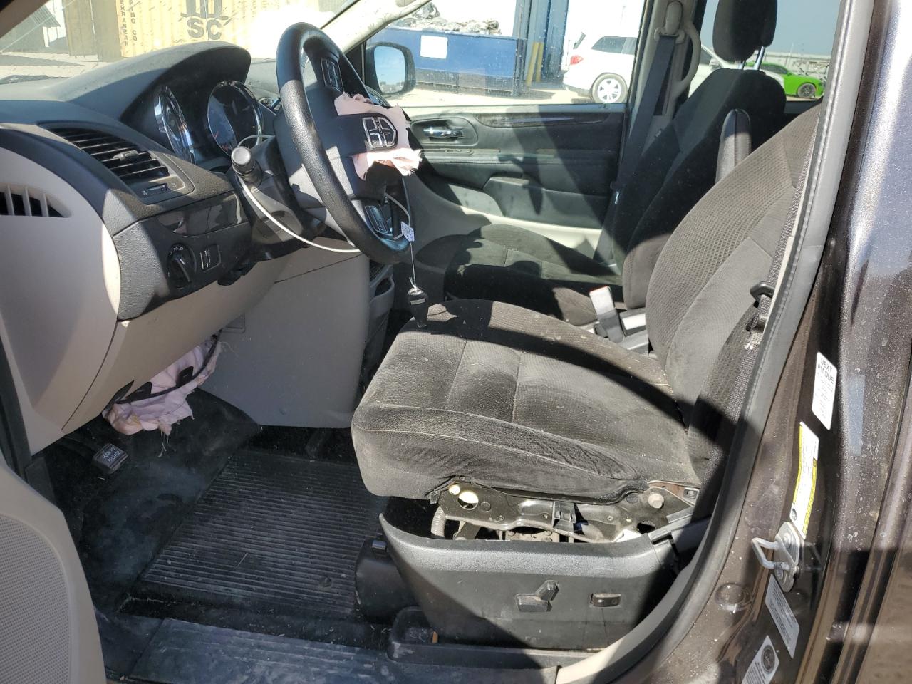2016 Dodge Caravan VIN 2C4RDGCG7GR384792 Copart auction photo, front end / minor dent/scratches damage thumbnail 7