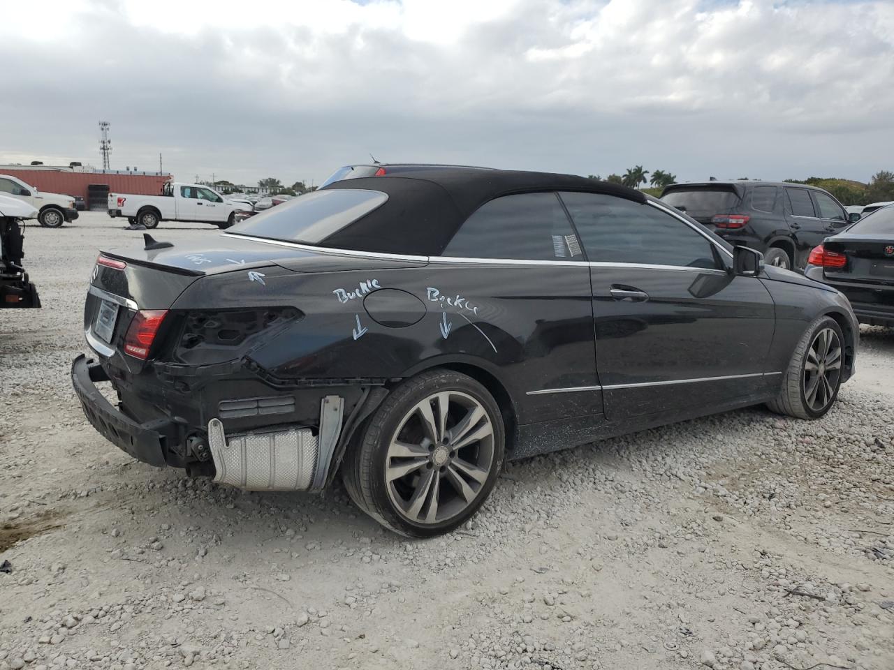 2014 Mercedes-Benz E-klasse VIN WDDKK5KF5EF276475 Copart auction photo, rear end damage thumbnail 3