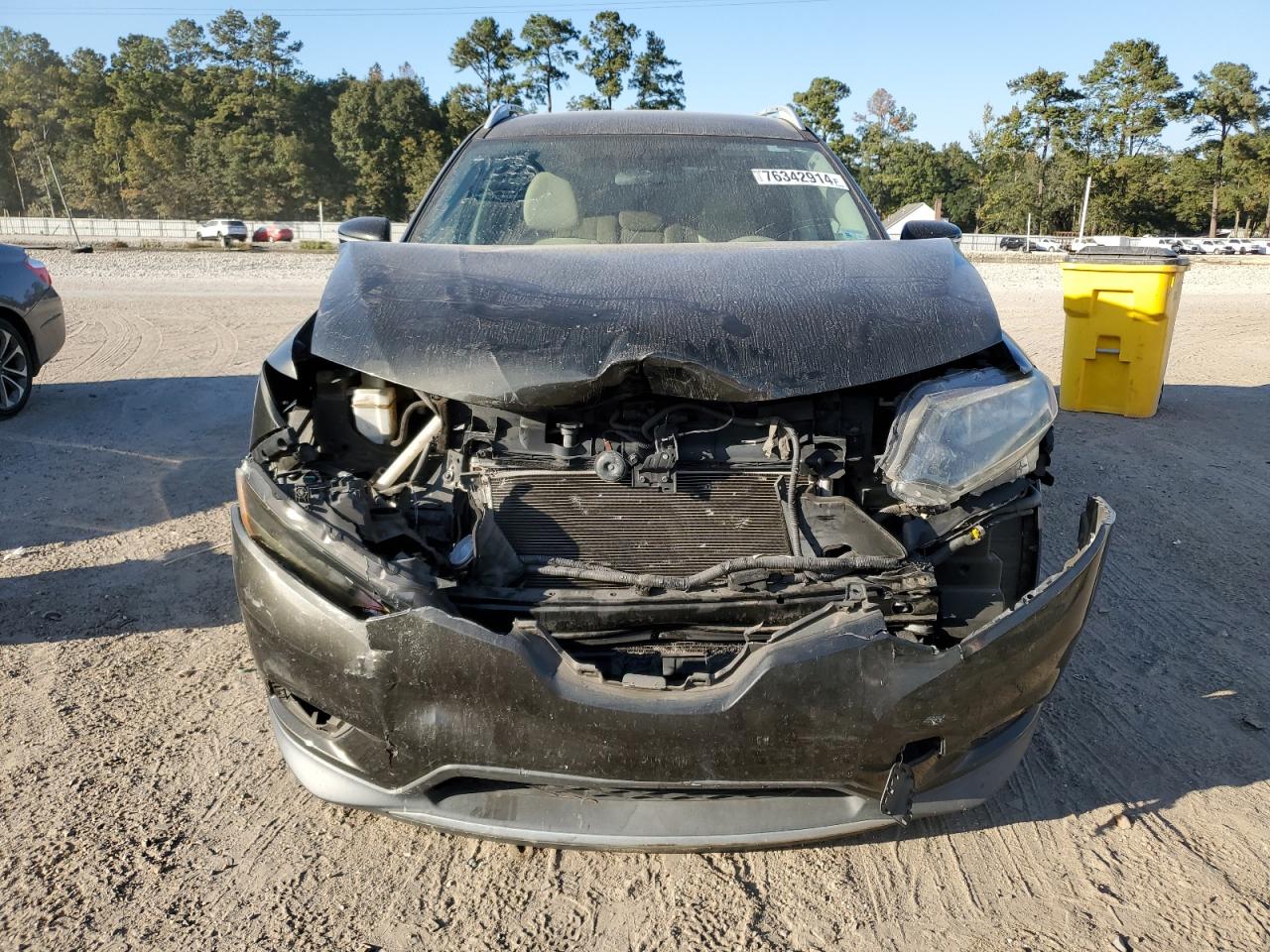 2015 Nissan Rogue VIN 5N1AT2MT1FC893942 Copart auction photo, front end damage thumbnail 5