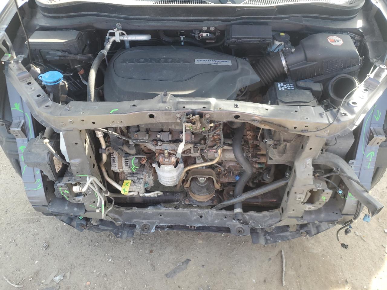 2016 Honda Pilot VIN 5FNYF6H85GB048538 Copart auction photo, front end / minor dent/scratches damage thumbnail 12
