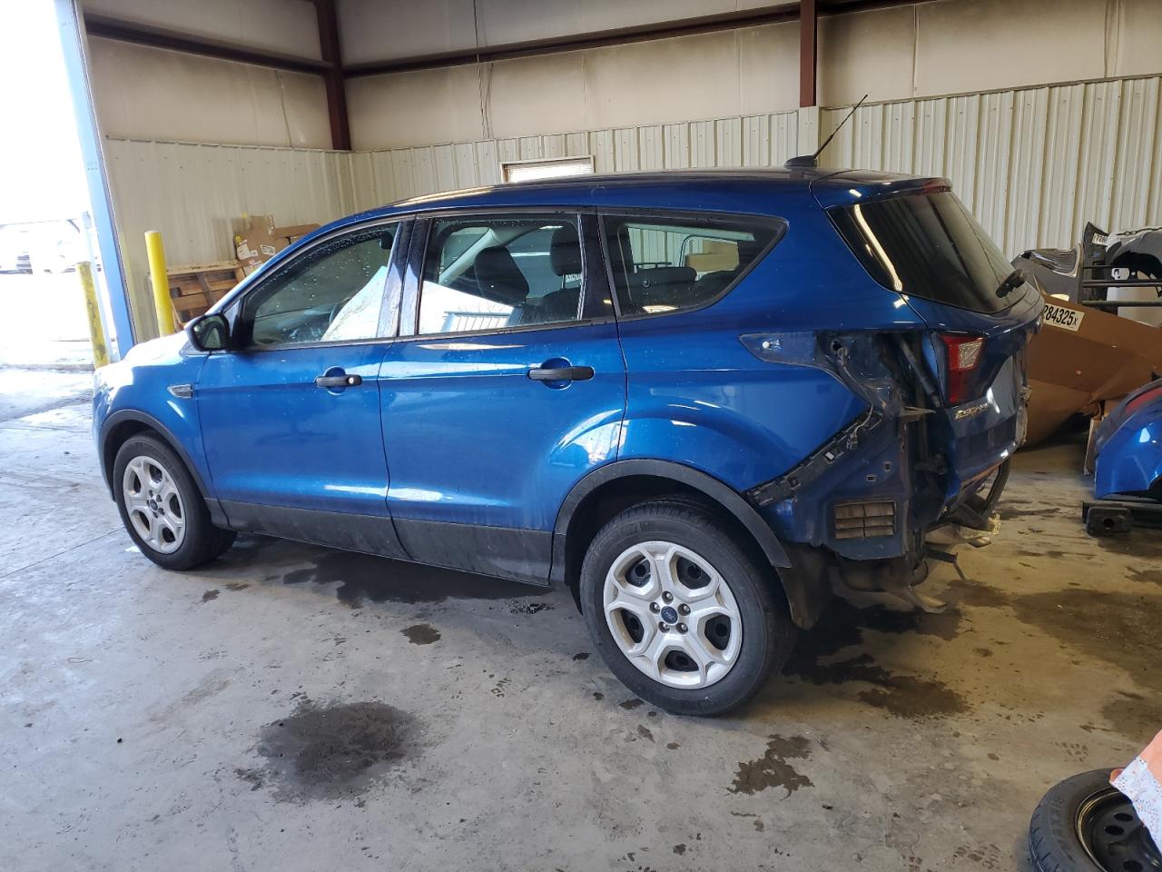 2019 Ford Escape VIN 1FMCU0F73KUB28682 Copart auction photo, rear end / side damage thumbnail 2