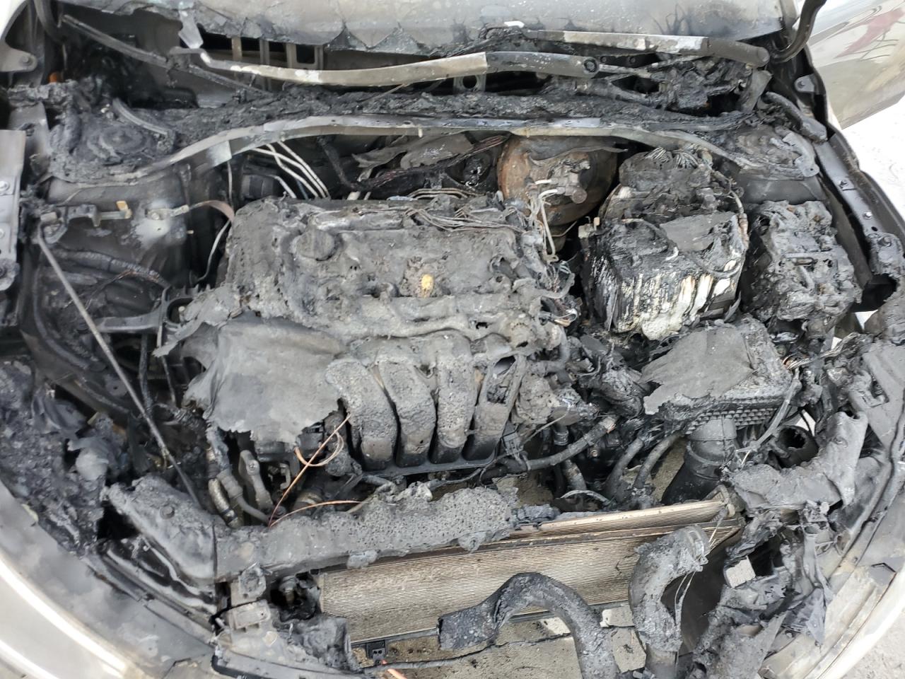 2019 Hyundai Elantra VIN KMHD84LF8KU768849 Copart auction photo, burn - engine damage thumbnail 11