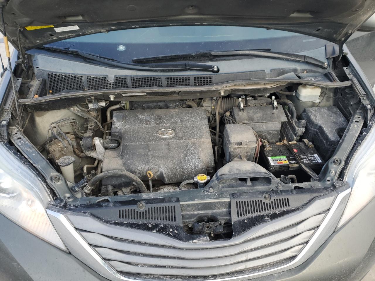 2012 Toyota Sienna VIN 5TDDK3DC6CS042191 Copart auction photo, rear end / side damage thumbnail 13