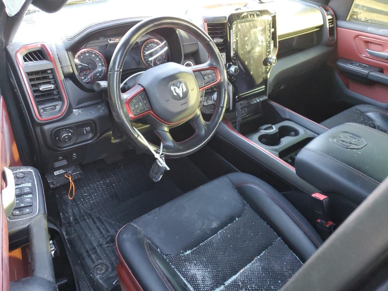 2022 RAM 1500 VIN 1C6SRFLT0NN183795 Copart auction photo, rollover damage thumbnail 8