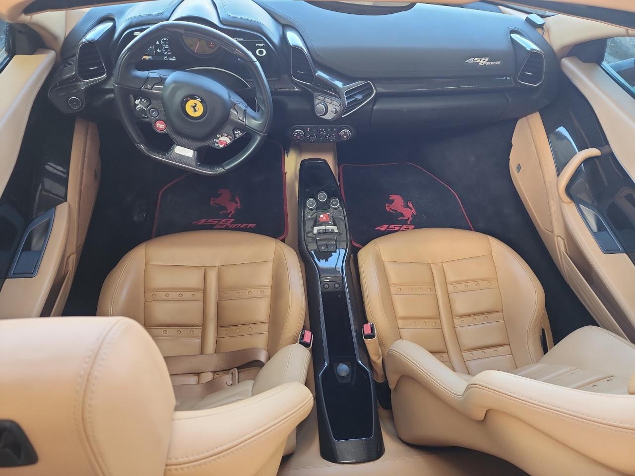2013 Ferrari 458 VIN ZFF68NHA9D0194046 Copart auction photo, front end / rear end damage thumbnail 8