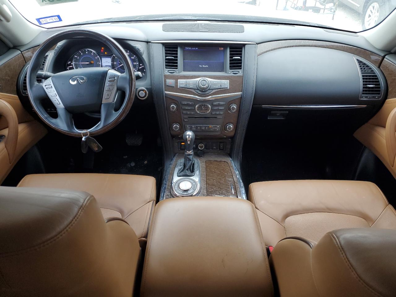 2016 Infiniti QX80 VIN JN8AZ2ND9G9801358 Copart auction photo, front end damage thumbnail 8