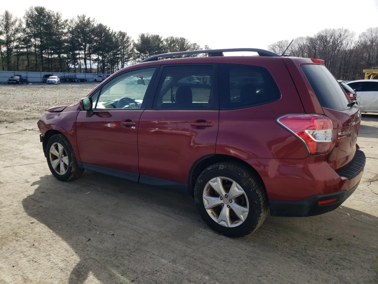 2015 Subaru Forester VIN JF2SJADC4FH400462 Copart auction photo, front end / minor dent/scratches damage thumbnail 2