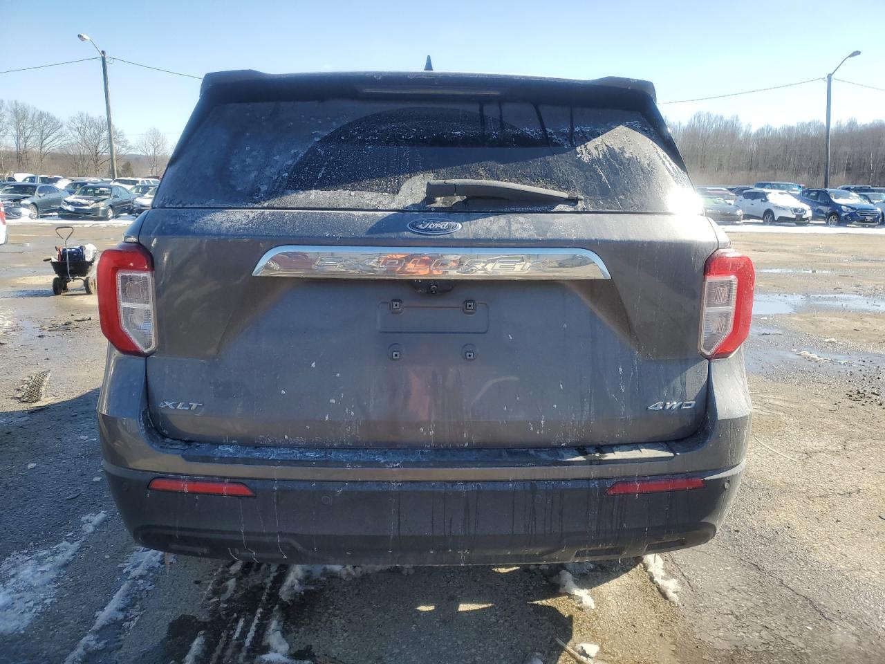 2022 Ford Explorer VIN 1FMSK8DH9NGA81091 Copart auction photo, side damage thumbnail 6