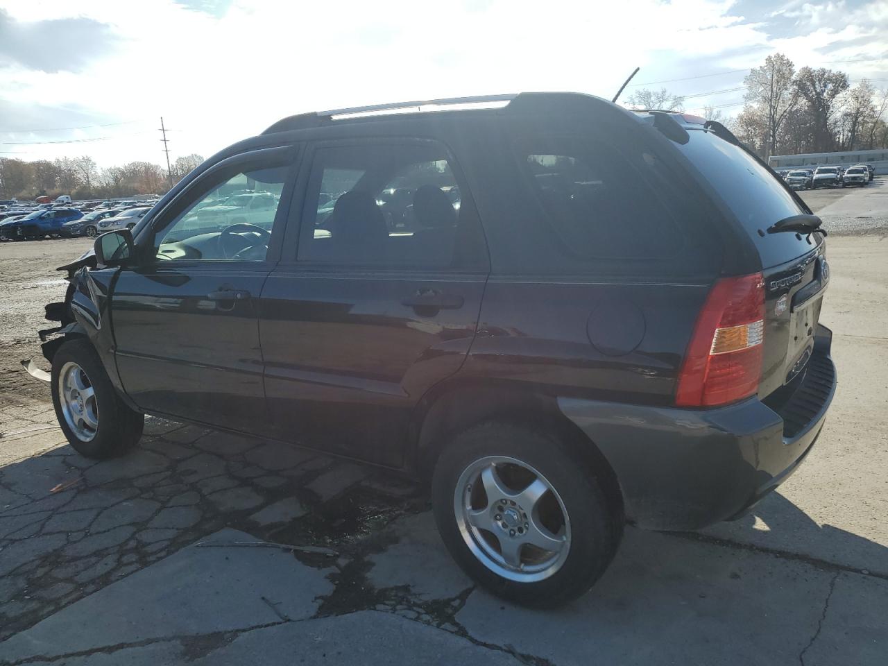 2008 KIA Sportage VIN KNDJF724687548860 Copart auction photo, front end damage thumbnail 2