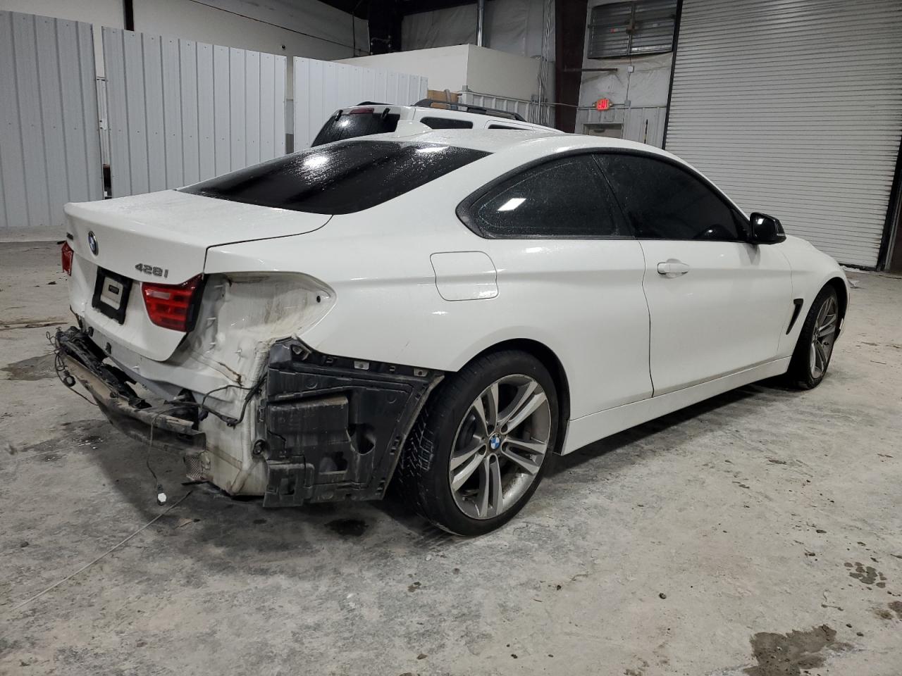 2015 BMW 4er VIN WBA3N5C5XFK198616 Copart auction photo, rear end damage thumbnail 3