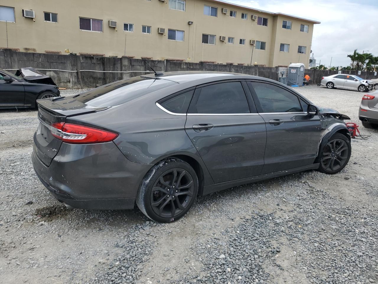 2018 Ford Fusion VIN 3FA6P0H7XJR191263 Copart auction photo, front end damage thumbnail 3