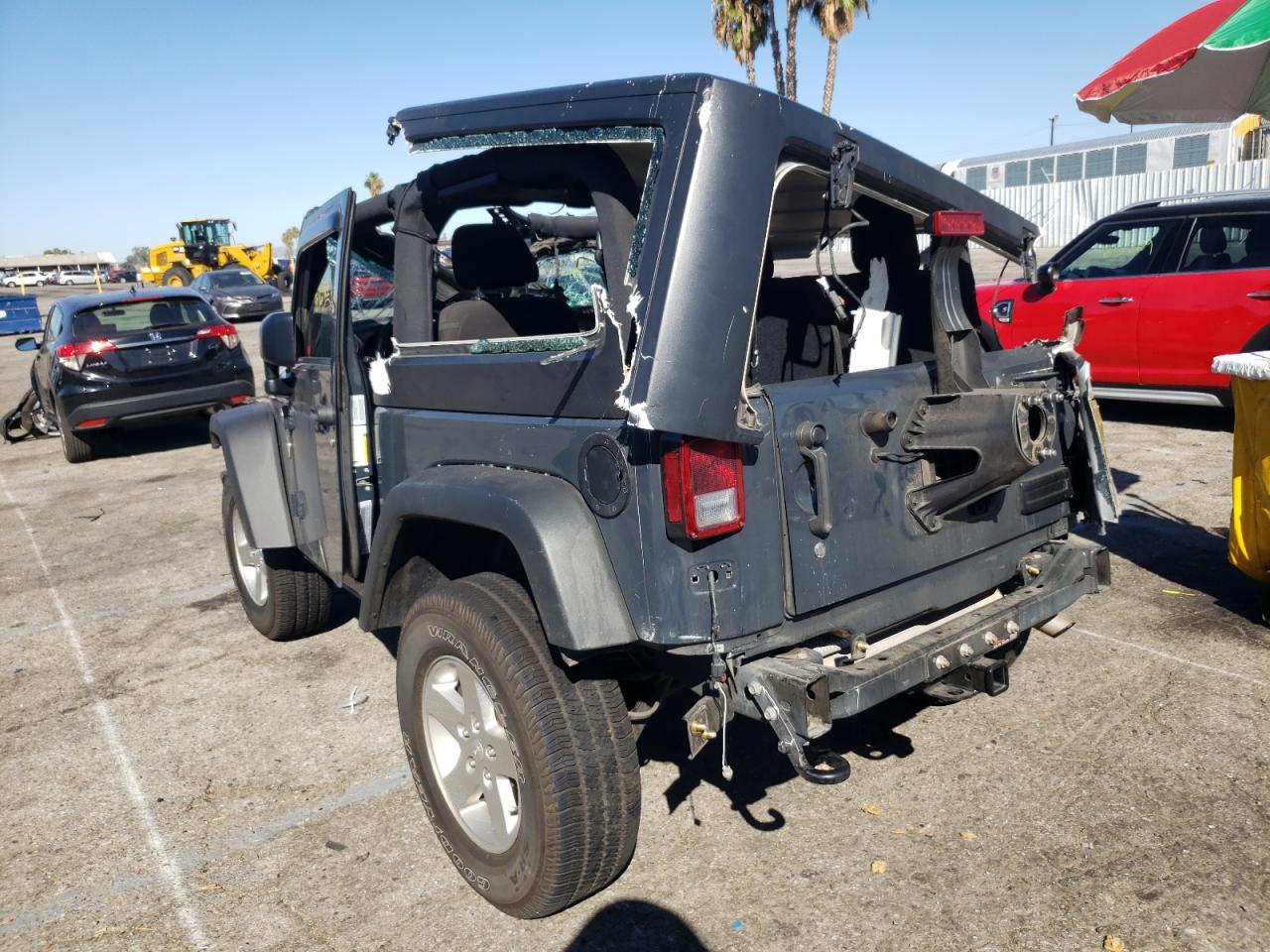 2016 Jeep Wrangler VIN 1C4AJWAG3GL253533 Copart auction photo, rollover damage thumbnail 3