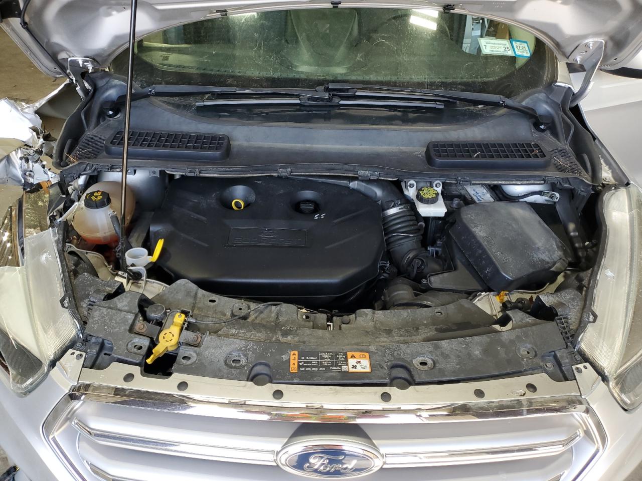 2017 Ford Escape VIN 1FMCU9G94HUB83560 Copart auction photo, front end damage thumbnail 12