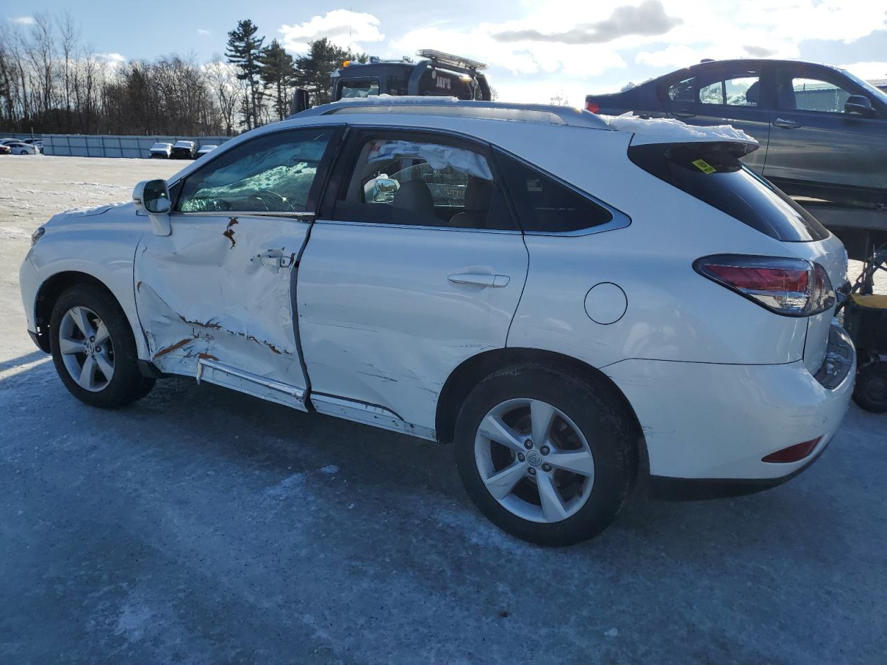 2015 Lexus RX VIN 2T2BK1BA2FC267259 Copart auction photo, side damage thumbnail 2