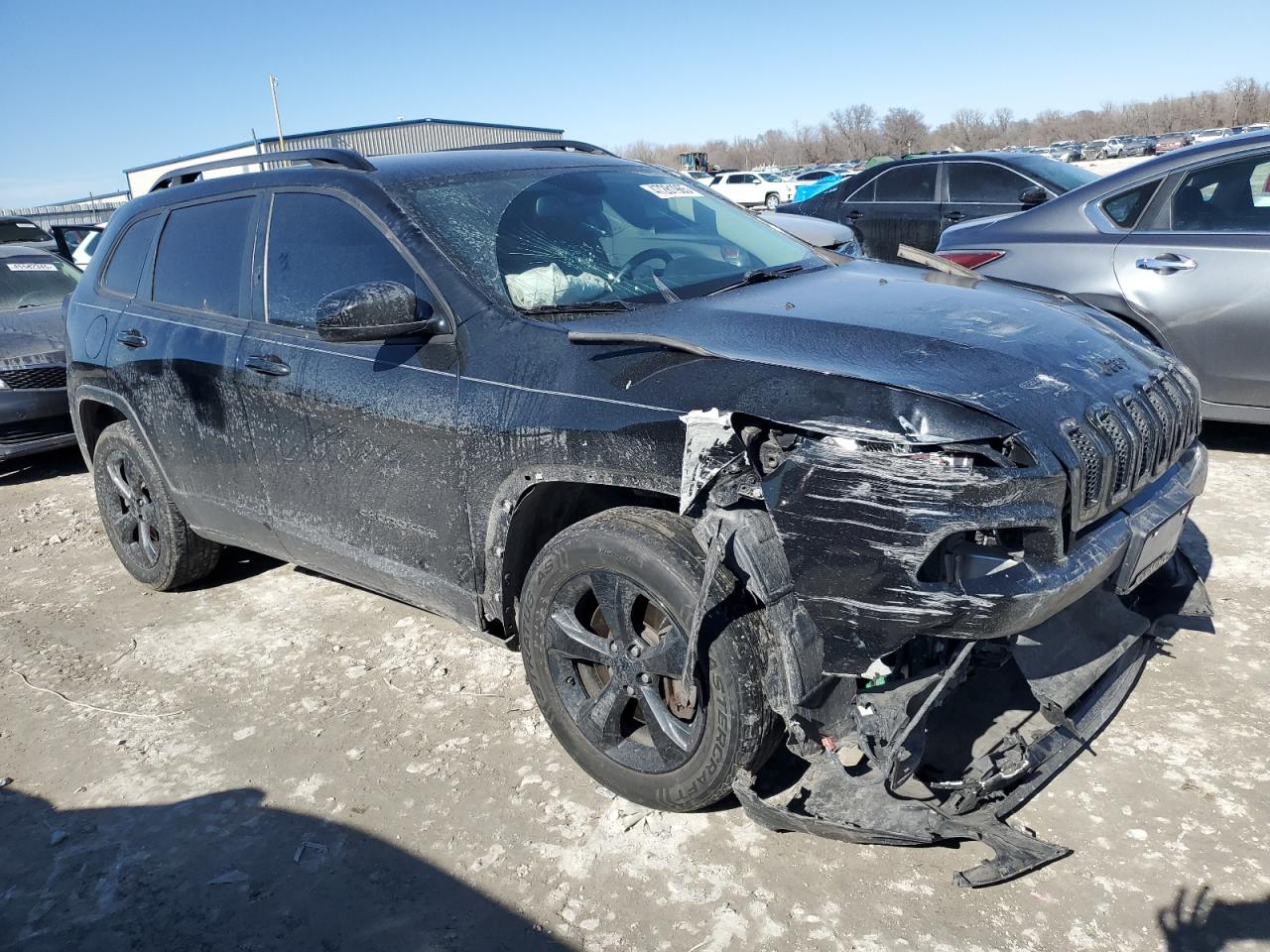 2018 Jeep Grand Cherokee VIN 1C4PJMCB0JD562619 Copart auction photo, front end damage thumbnail 4