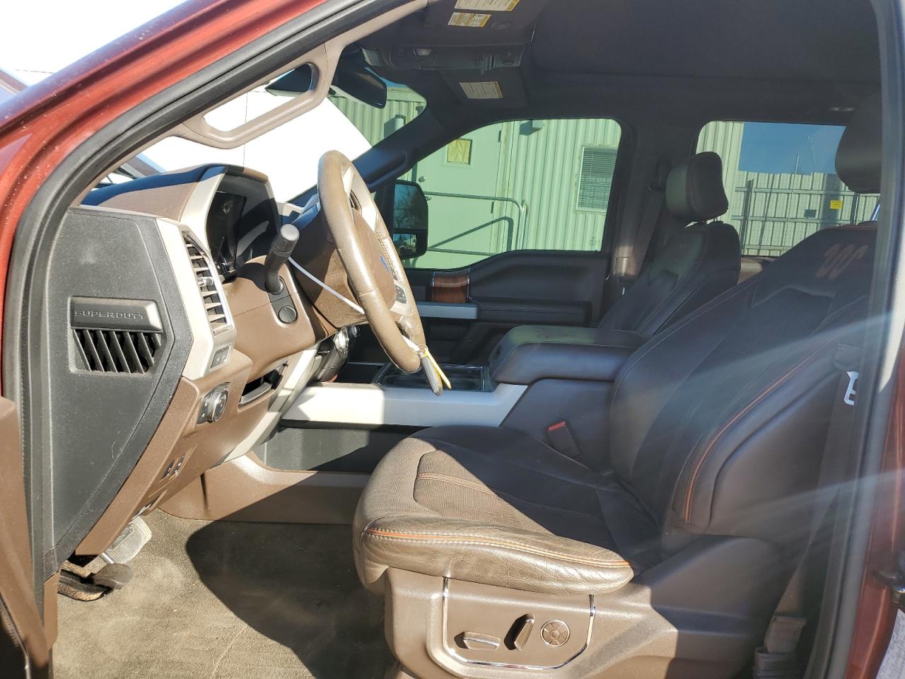 2017 Ford F250 VIN 1FT7W2BT6HED40025 Copart auction photo, front end / rear end damage thumbnail 7