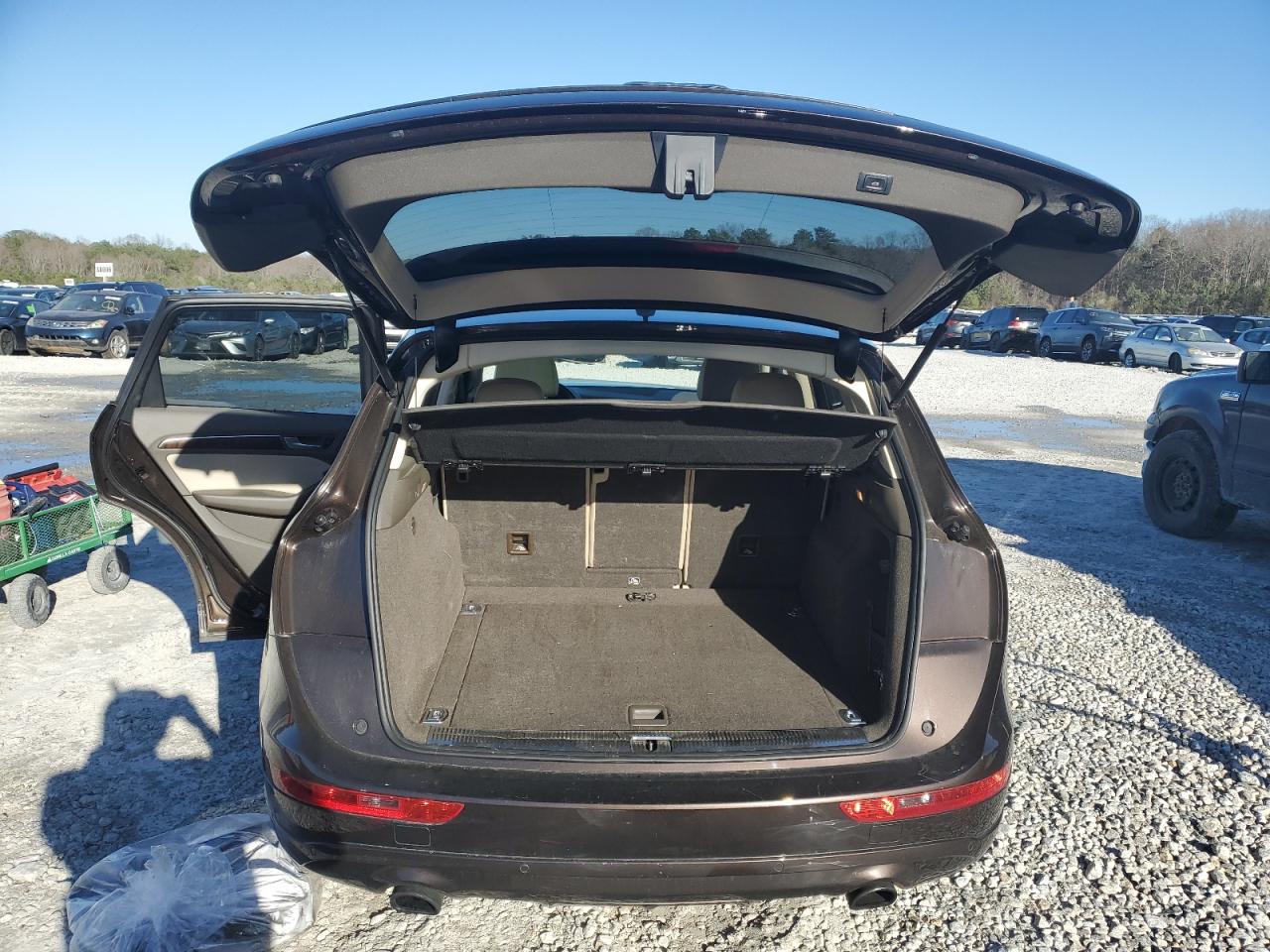 2014 Audi Q5 VIN WA1LFAFPXEA028390 Copart auction photo, front end / side damage thumbnail 6