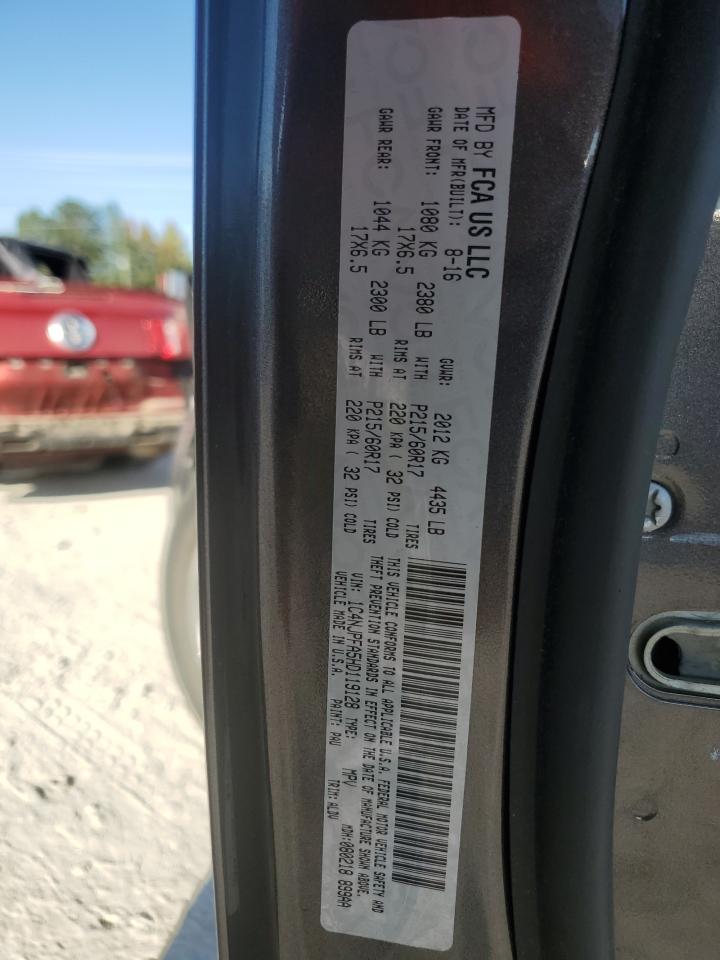 2017 Jeep Liberty (Patriot) VIN 1C4NJPFA5HD119128 Copart auction photo, front end damage thumbnail 13