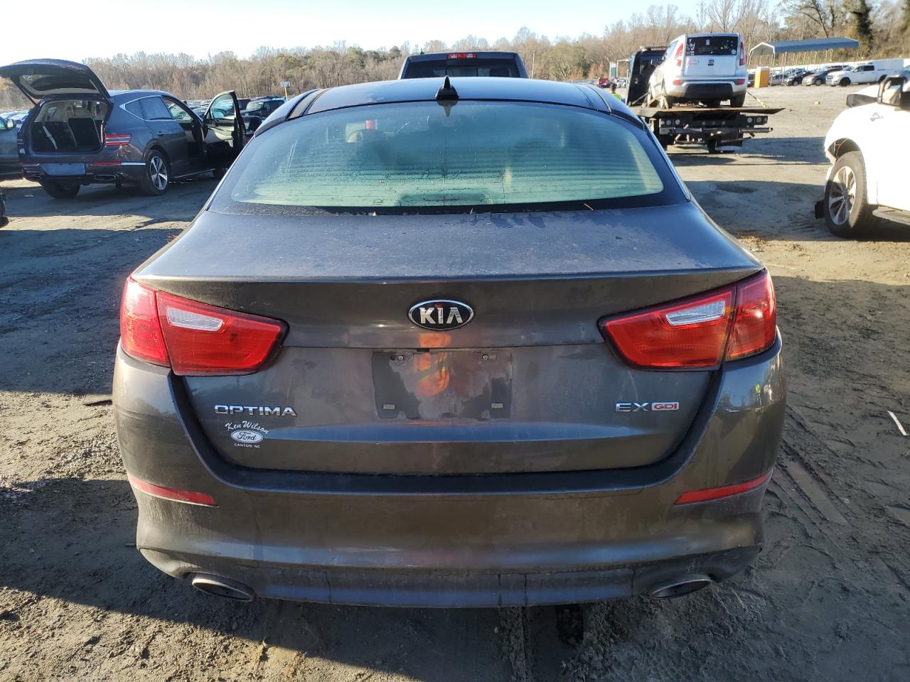 2015 KIA Optima VIN 5XXGN4A72FG400765 Copart auction photo, front end damage thumbnail 6