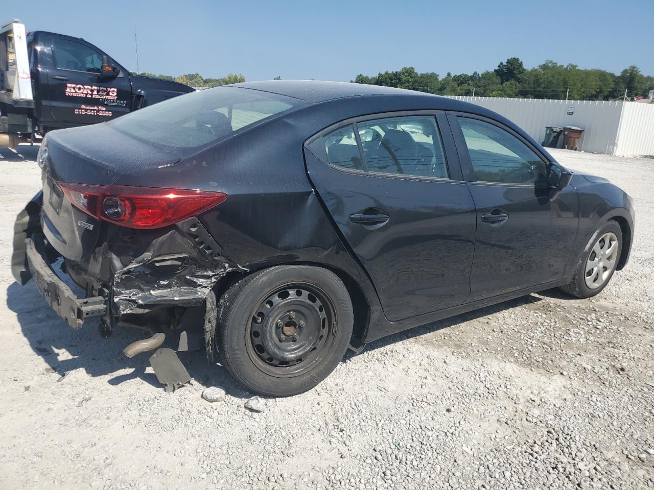 2016 Mazda 3 VIN 3MZBM1T74GM320213 Copart auction photo, rear end damage thumbnail 3