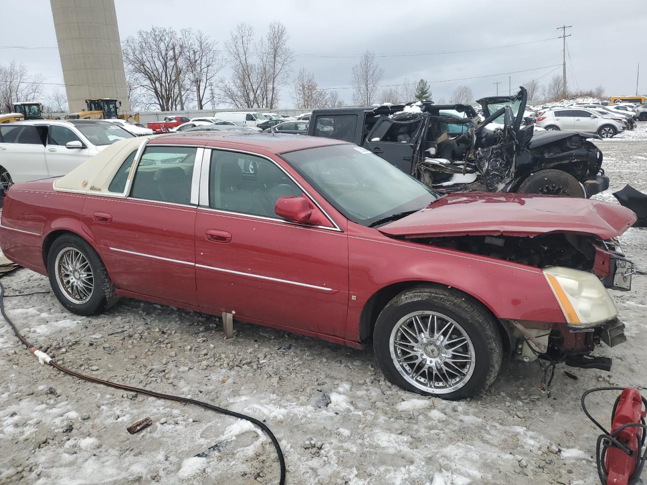 2007 Cadillac DTS VIN 1G6KD57Y67U133406 Copart auction photo, front end damage thumbnail 4