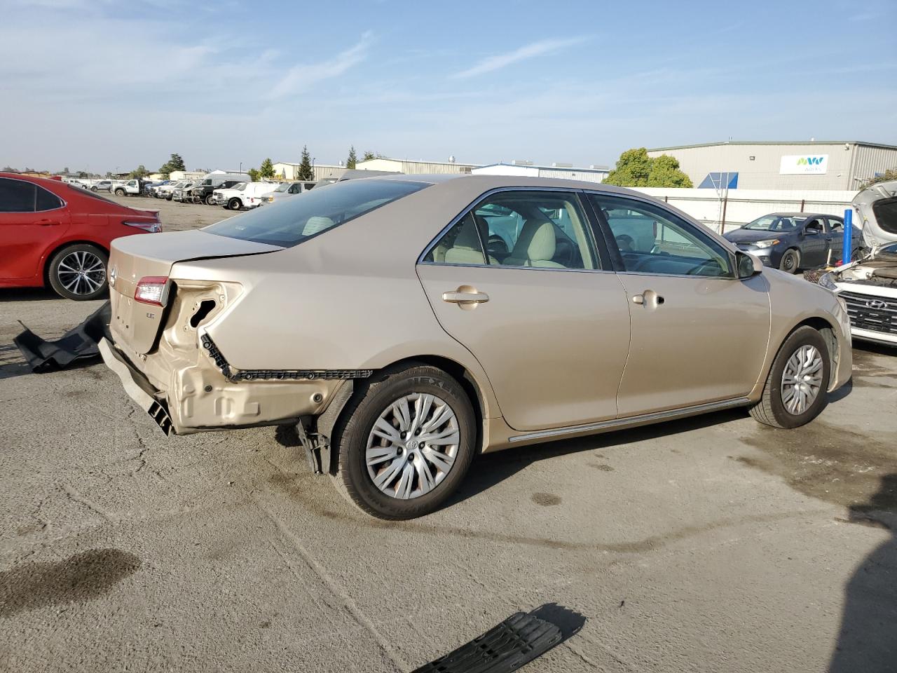 2012 Toyota Camry VIN 4T1BF1FK6CU168370 Copart auction photo, rear end damage thumbnail 3