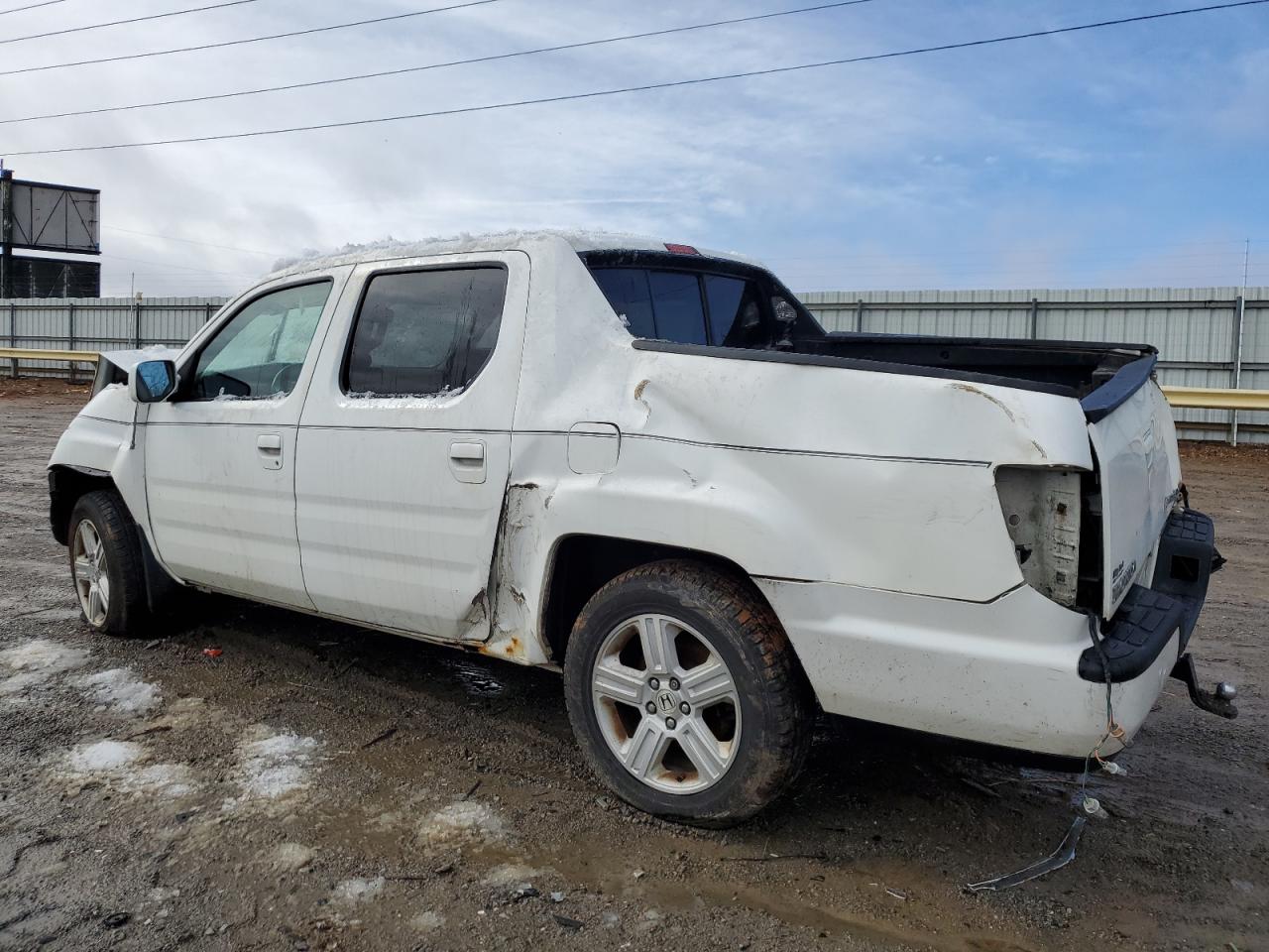 2011 Honda Ridgeline VIN 5FPYK1F52BB454137 Copart auction photo, all over / undercarriage damage thumbnail 2