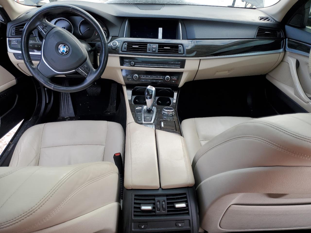 2014 BMW 5er VIN WBA5B3C59ED292656 Copart auction photo, side / rear end damage thumbnail 8