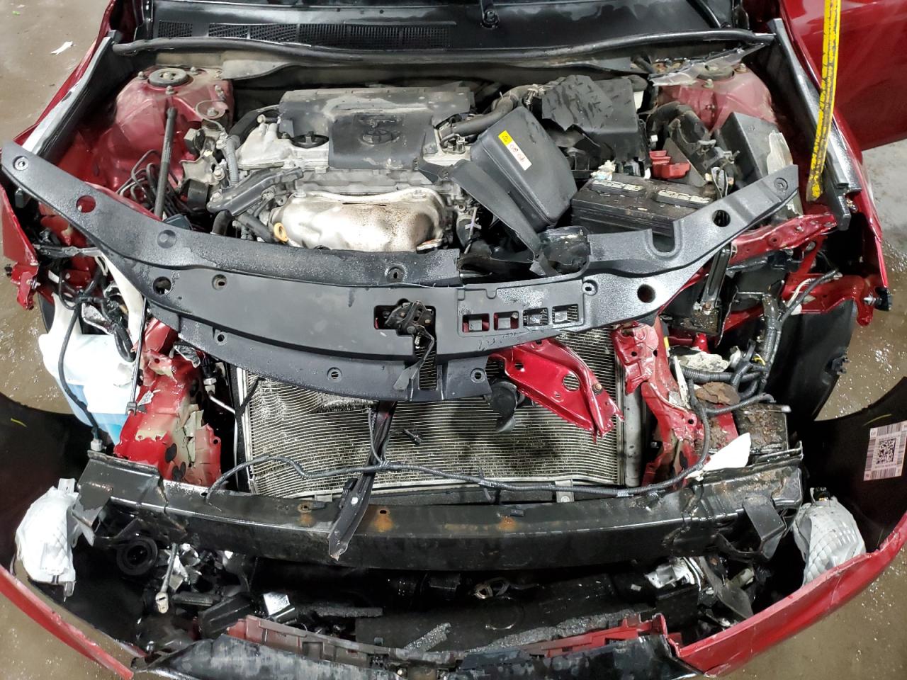 2017 Toyota Camry VIN 4T1BF1FK9HU682043 Copart auction photo, front end / rear end damage thumbnail 12
