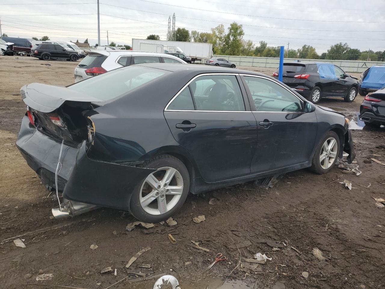 2013 Toyota Camry VIN 4T1BF1FK3DU696465 Copart auction photo, rear end / front end damage thumbnail 3
