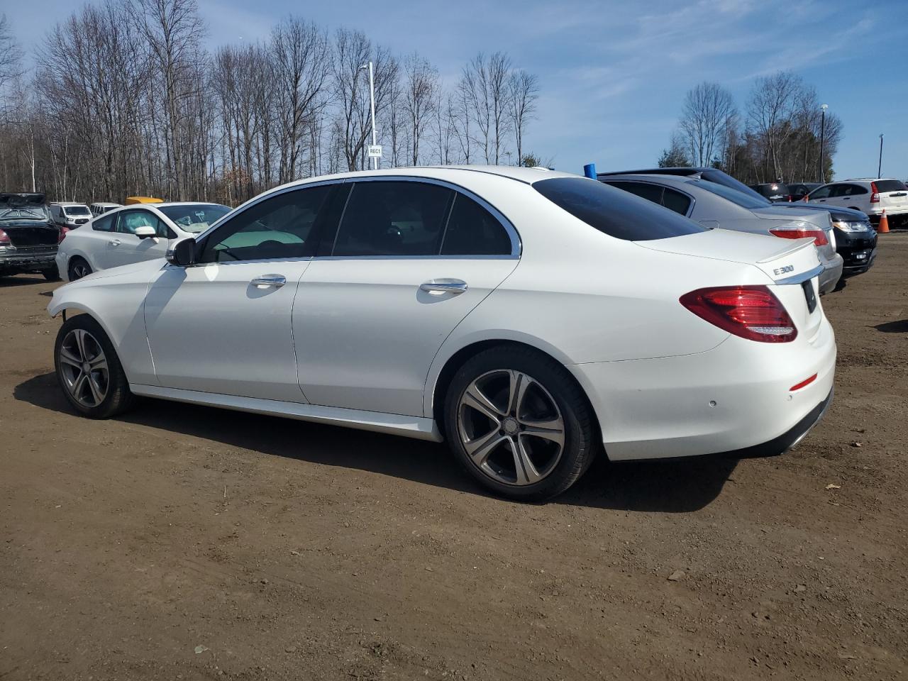 2017 Mercedes-Benz E-klasse VIN WDDZF4KB5HA130170 Copart auction photo, front end damage thumbnail 2